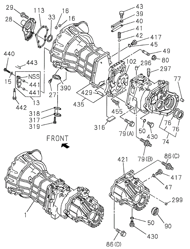 2001 honda passport transmission