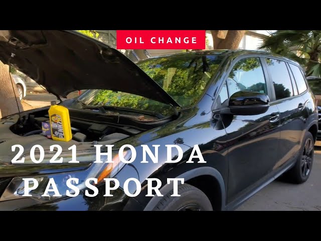 2021 honda passport oil capacity