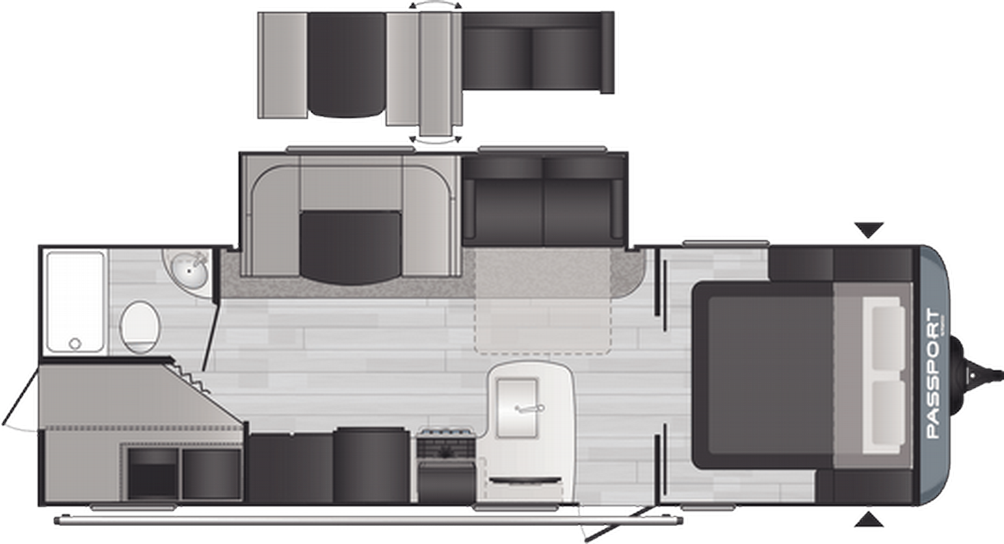 2021 keystone passport 268bh