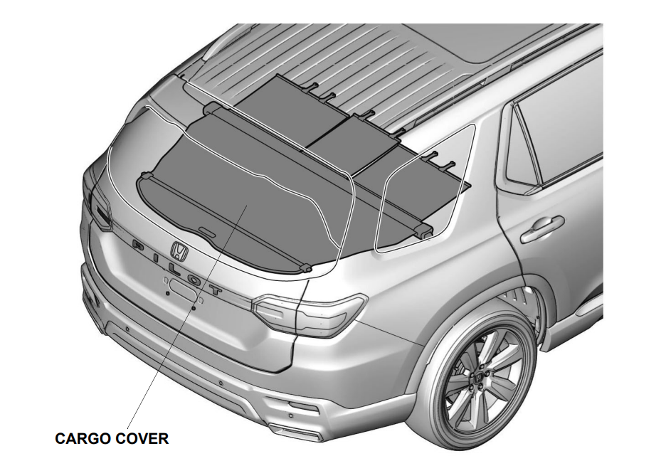 2023 honda passport cargo cover