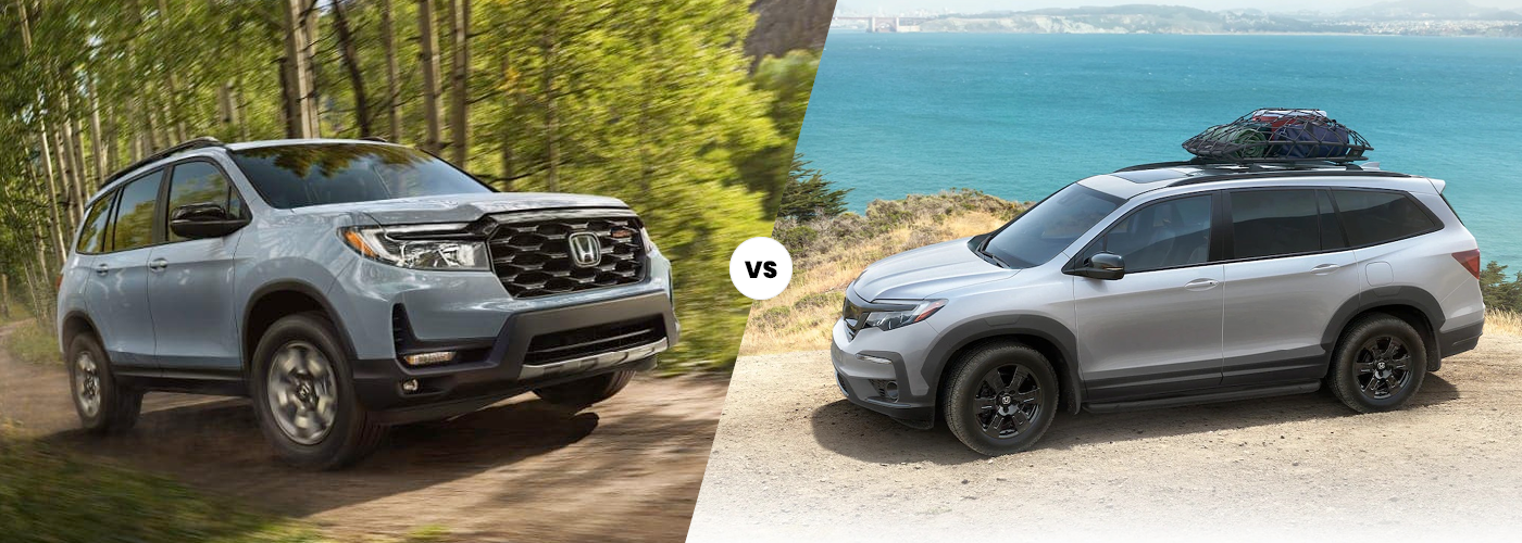 2023 honda passport vs pilot