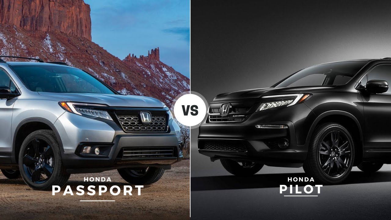 2023 honda passport vs pilot