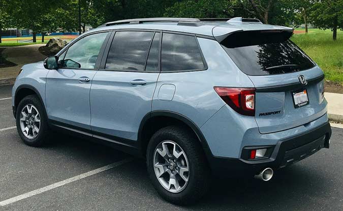 3rd row honda passport interior 2019