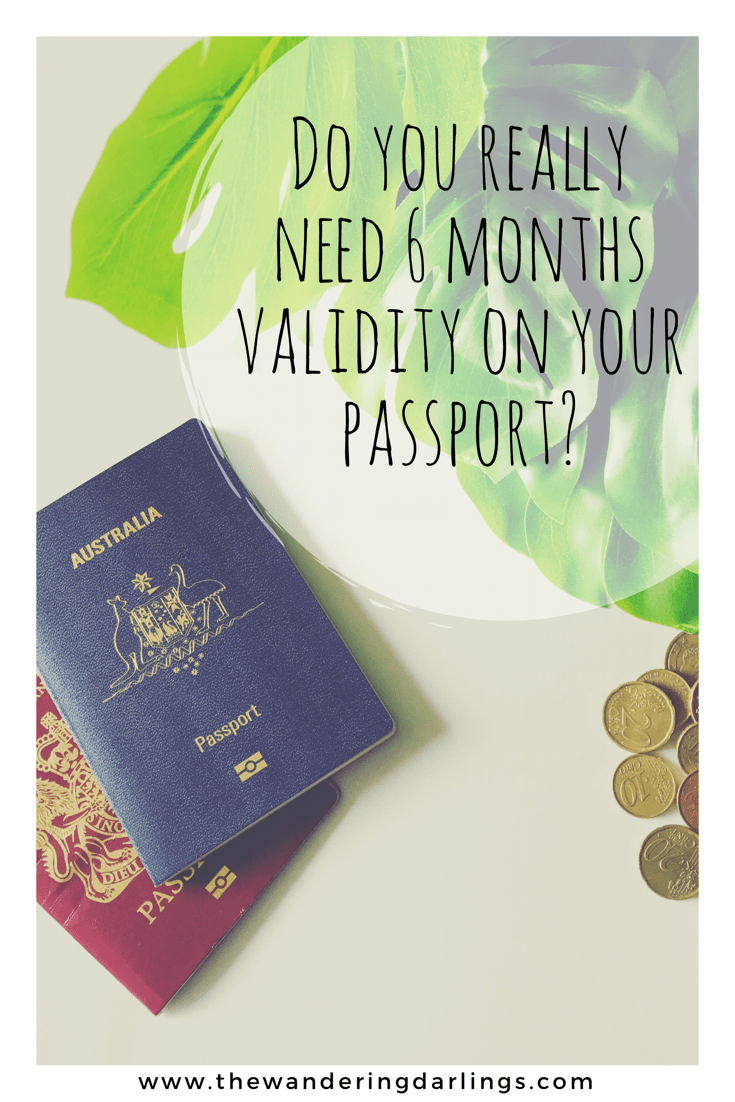 6 months passport validity