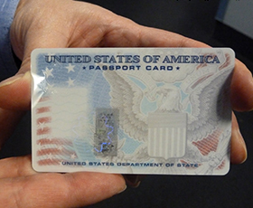 a passport card