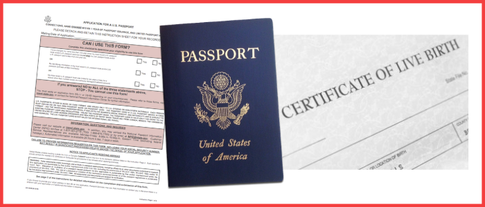 acceptable birth certificate for passport