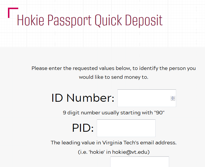 add money to hokie passport