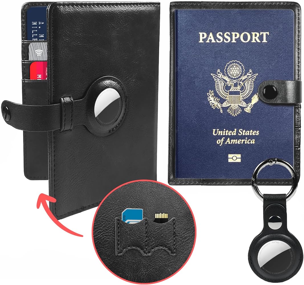 airtag passport wallet