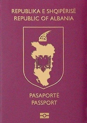 albanian passport