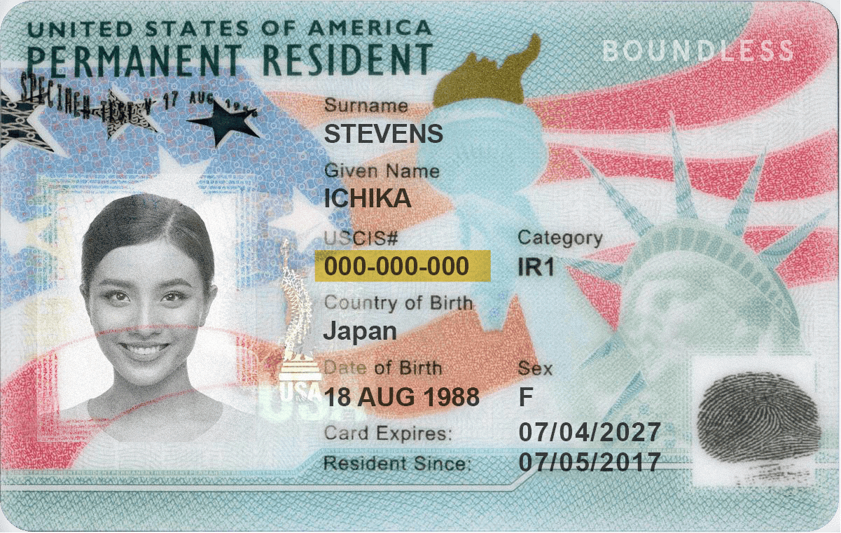 alien registration i 94 number on passport