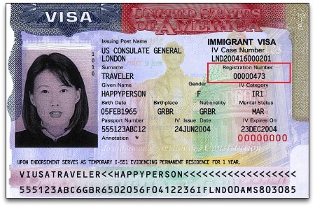 alien registration number on passport