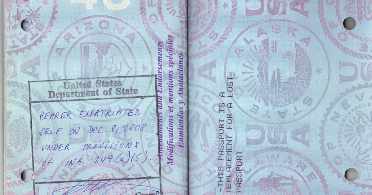 amendment pages in us passport