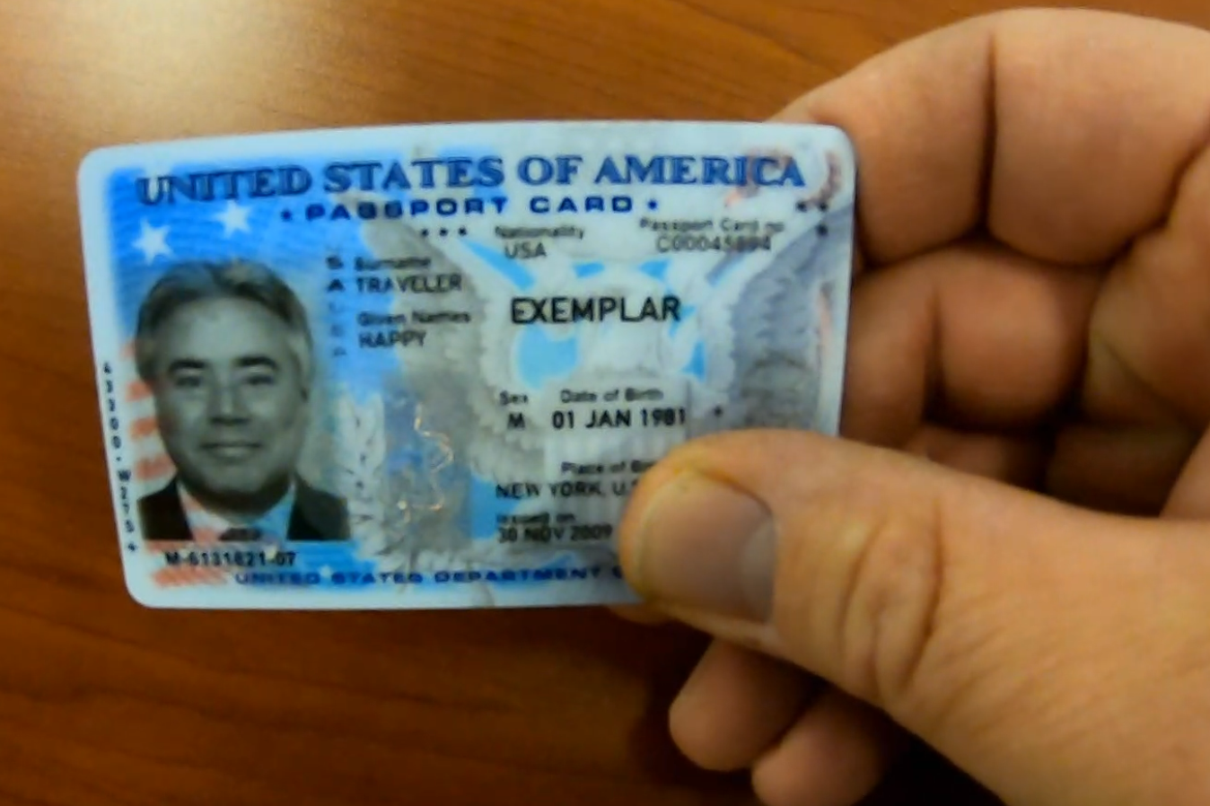 american passport card