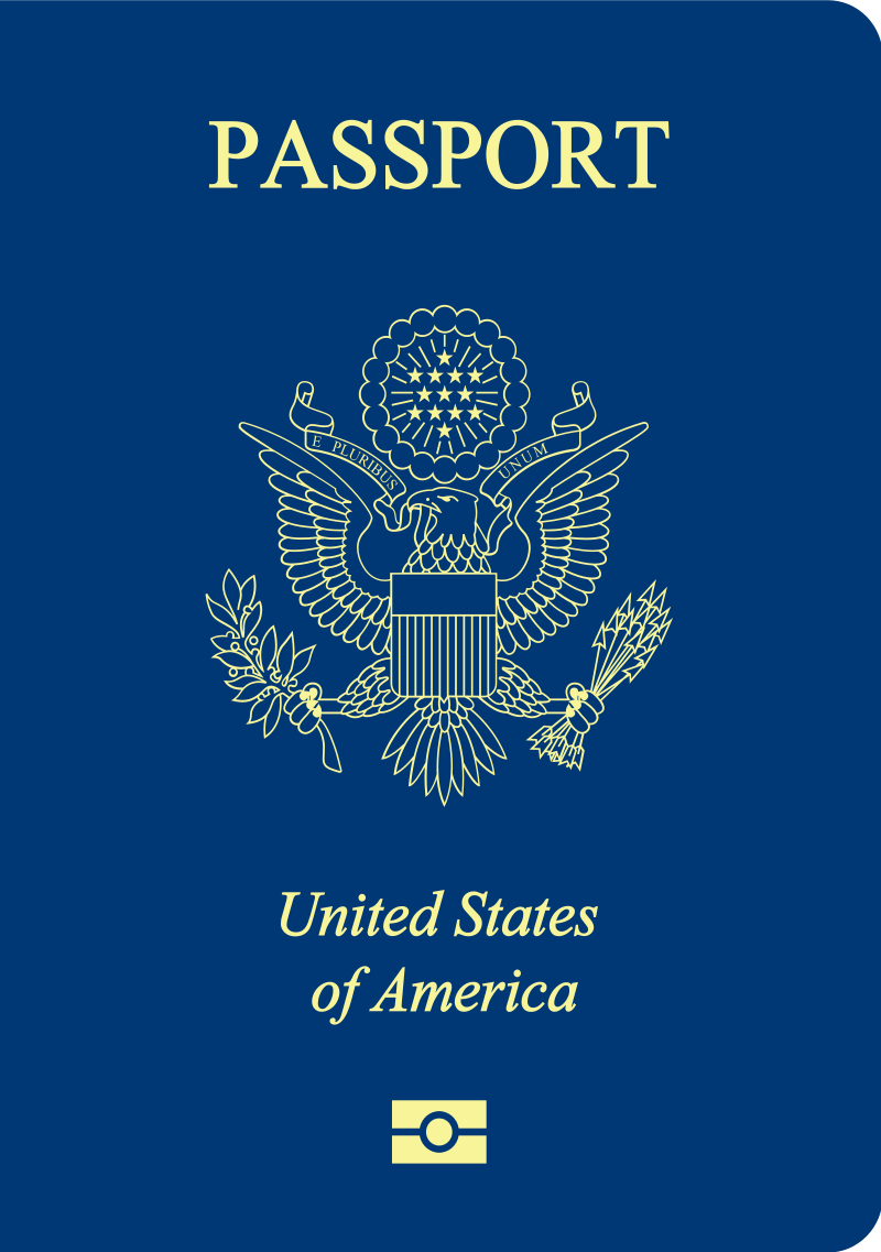 american passport color