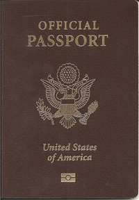 american passport color