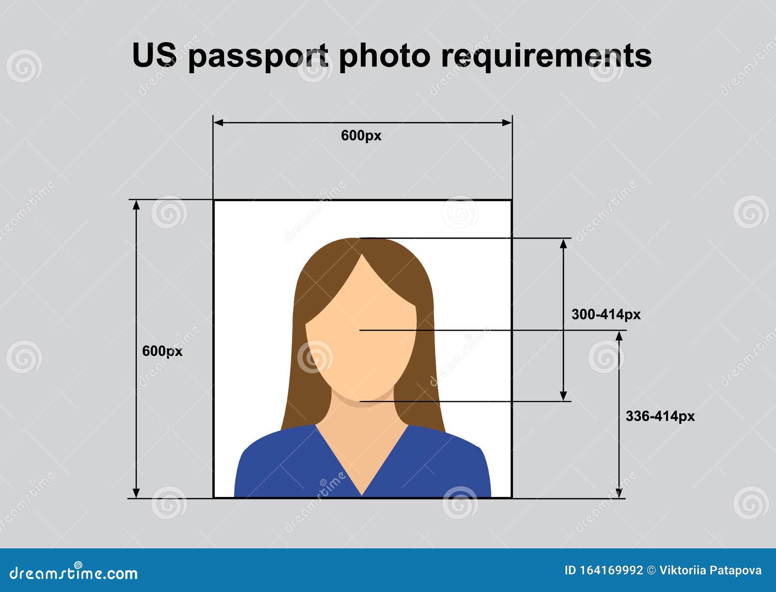 american passport dimensions