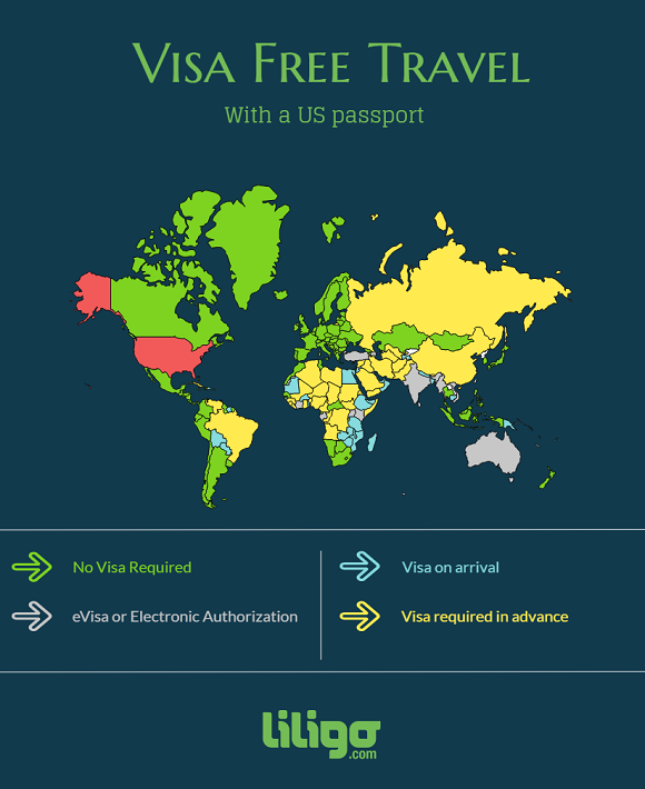 american passport how many countries without visa