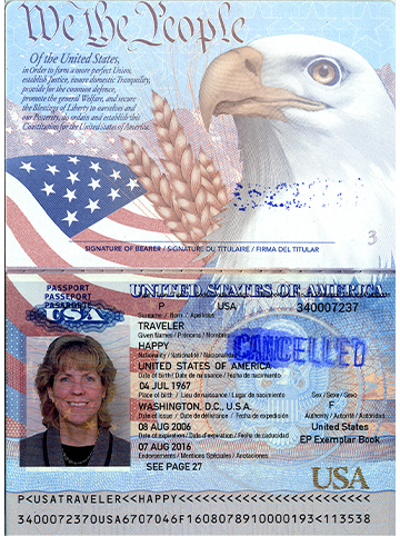 american state national passport