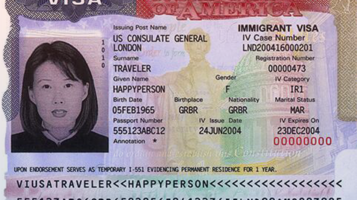 american visa number on passport