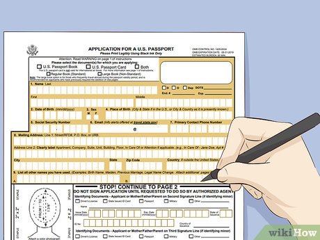 application for us passport for infant