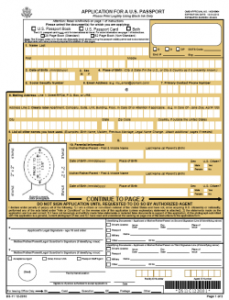 application form passport