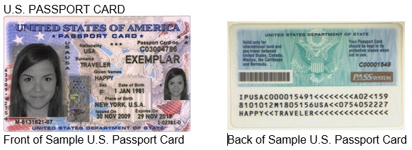 apply for a passport card