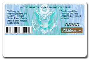 apply for a passport card