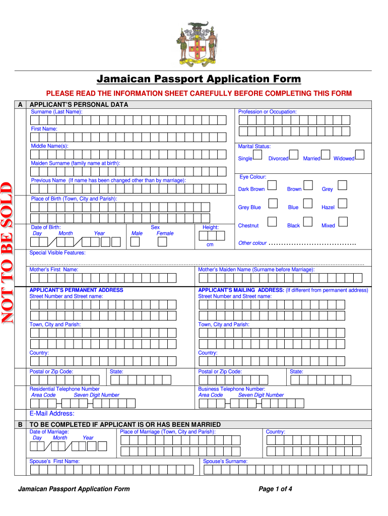 apply for jamaican passport online