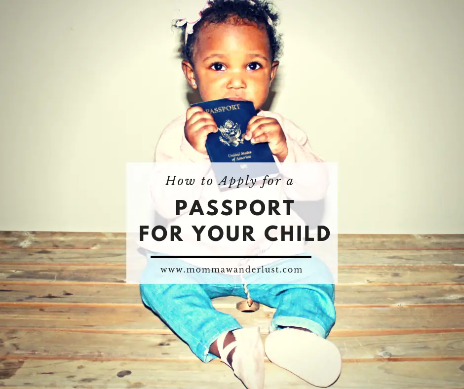 apply for passport for child