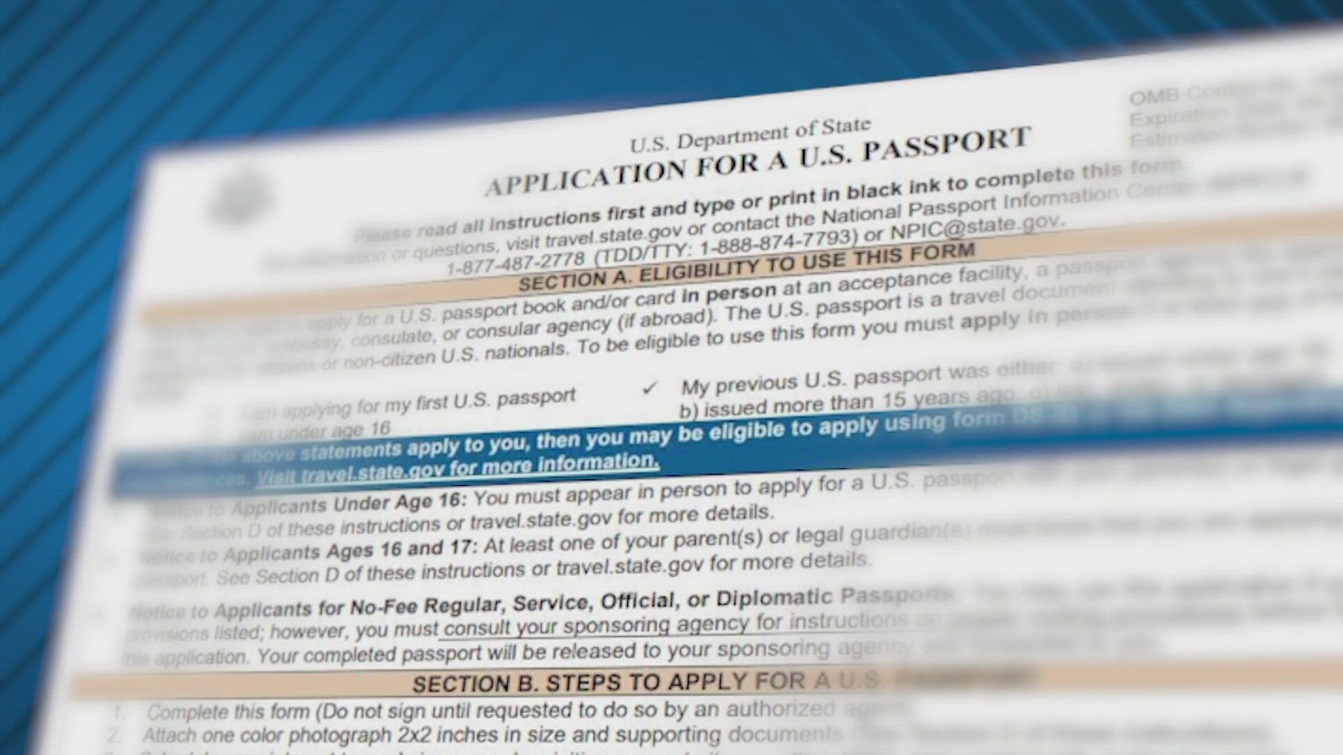 apply for passport online texas