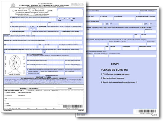 applying passport online