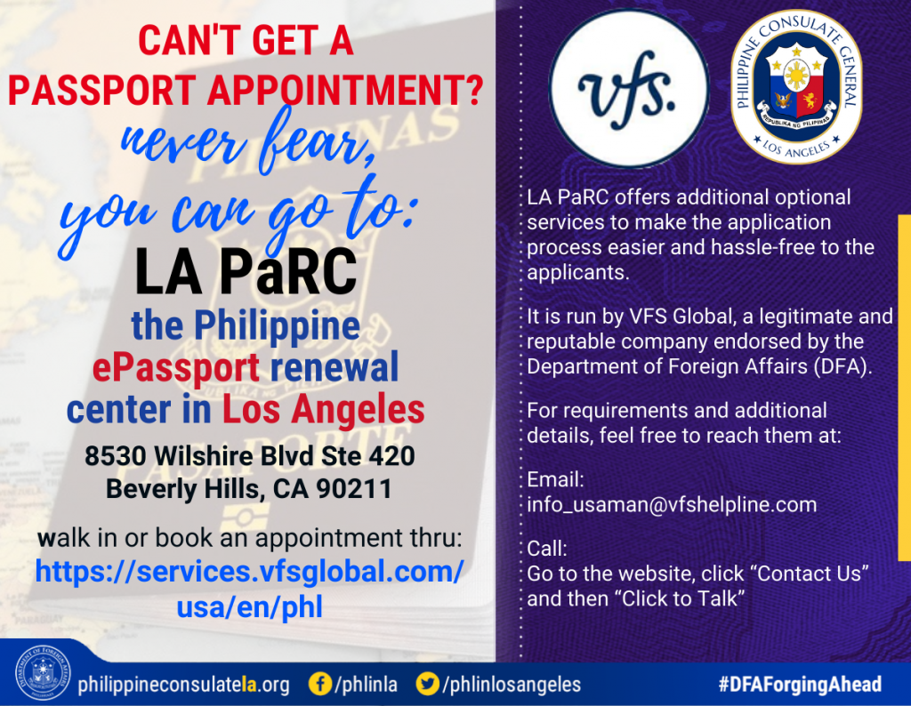 appointment for passport renewal philippines