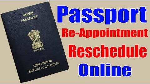 appointment reschedule for passport