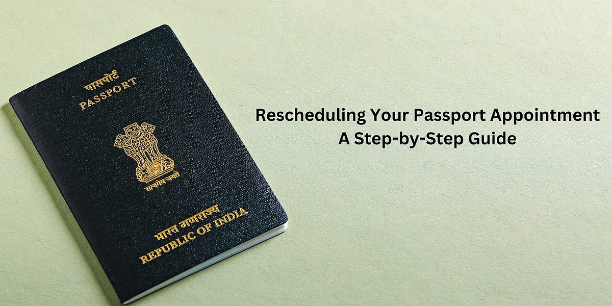 appointment reschedule for passport