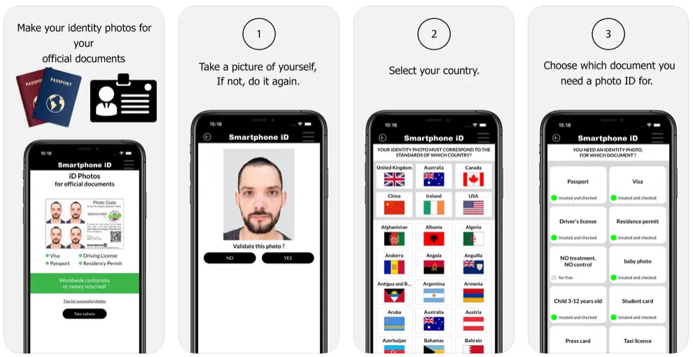 apps for passport photos iphone