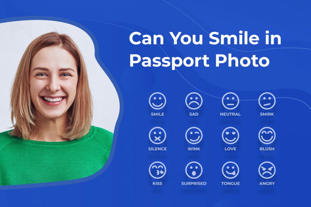 are you allowed to smile in a passport picture