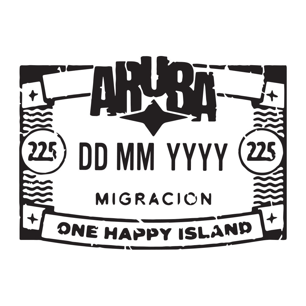 aruba passport stamp