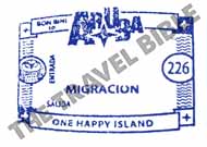 aruba passport stamp