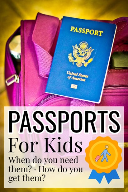 at what age does a child need a passport