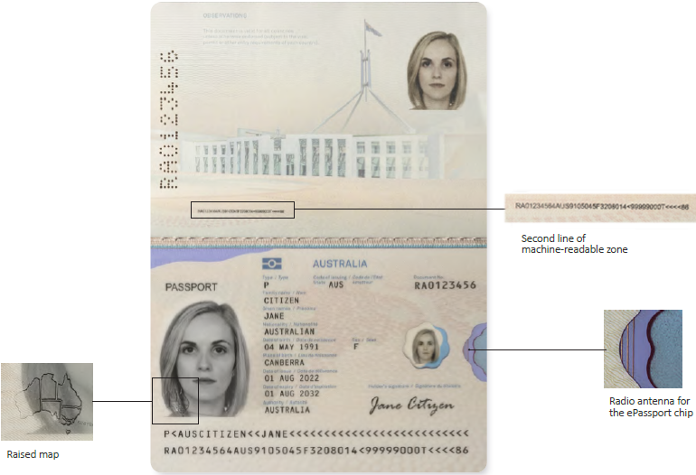 australia new passport