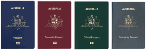 australia new passport