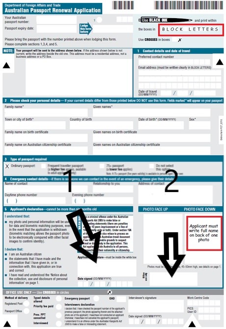 australia passport renewal overseas