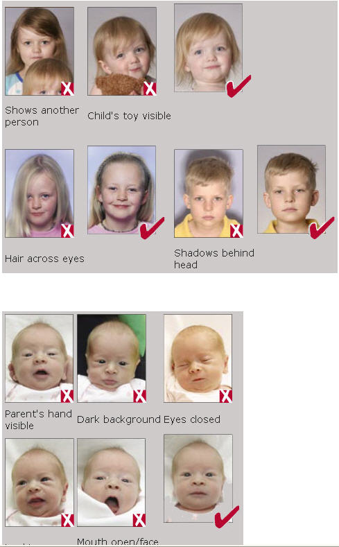 australian passport picture requirements