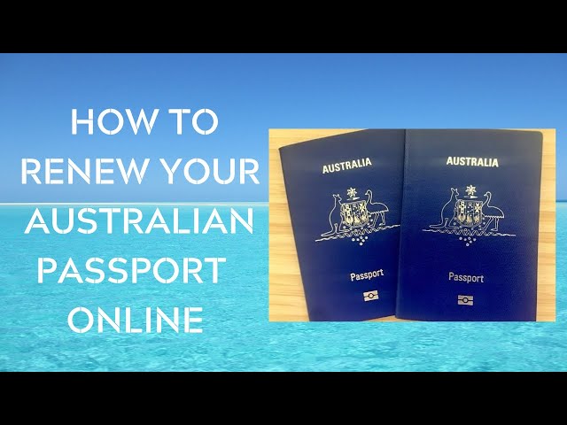 australian passport renewal in the us