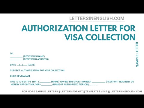 authorization letter passport pickup