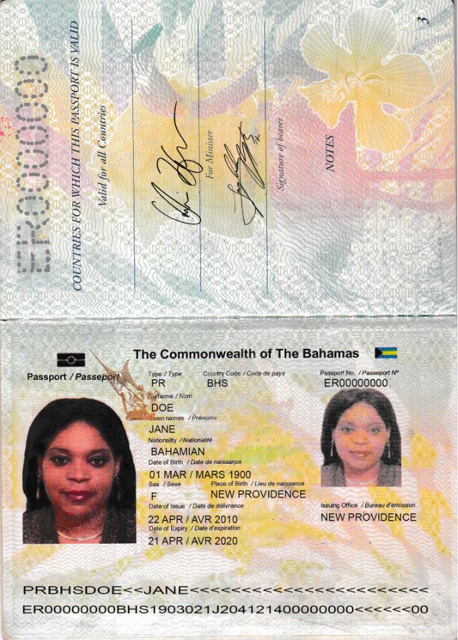 bahama passport