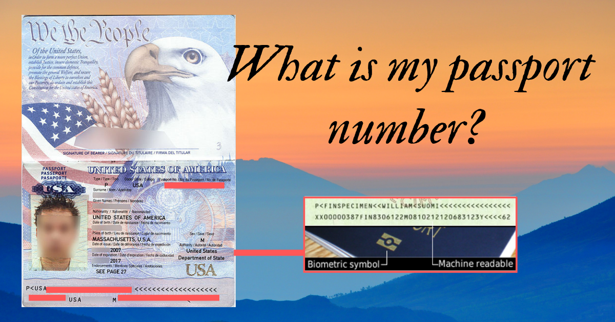 barcode page passport