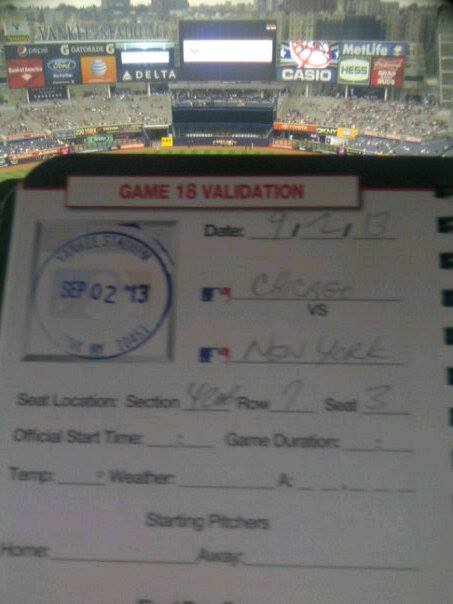 baseball park passport