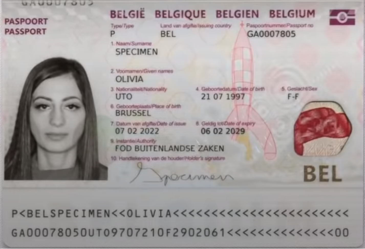 belgian passport