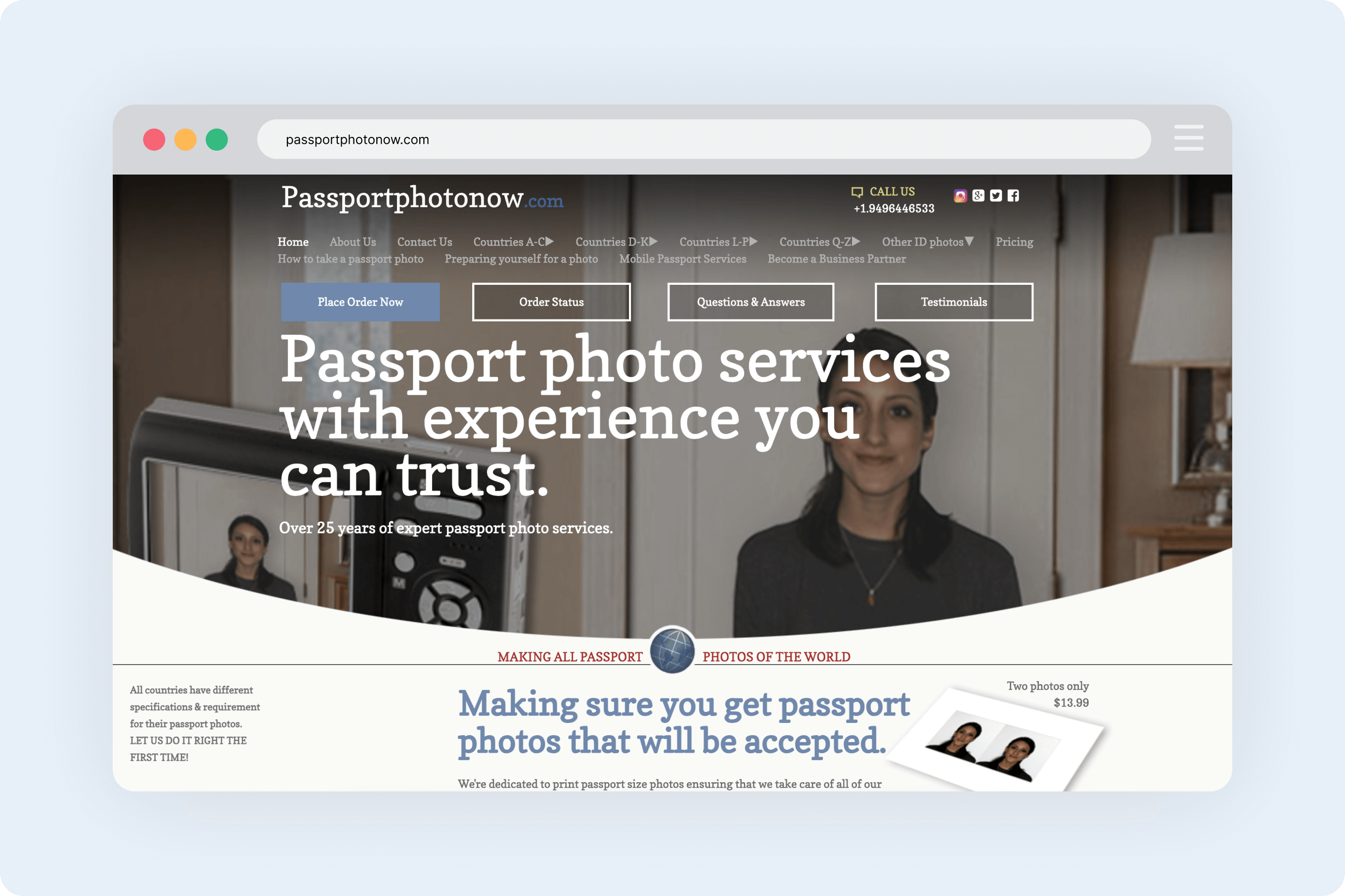 best online passport photo service